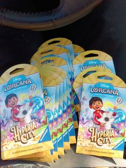 Lorcana packs Disney trading cards sleeved booster packs
