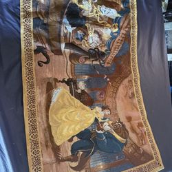 Beauty And The Beast Tapestry