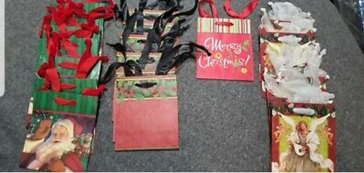 20 mini christmas gift bags