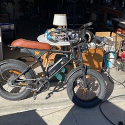 6 Month Old E-bike With Bent Front Rim