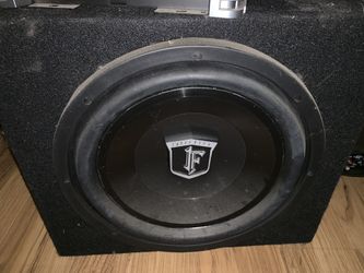 12” sub with 1200 watt amp