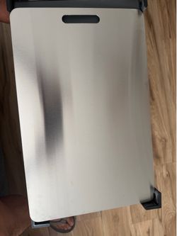 Tabla de acero inoxidable para cortar legumbres