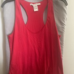 American Rage Red Racer Back Tank Top Size S