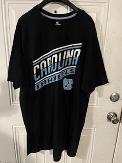 Mens Black Carolina Tar Heels T-shirt, Size 2XL