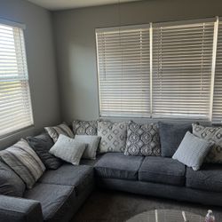 2 piece grey sectional