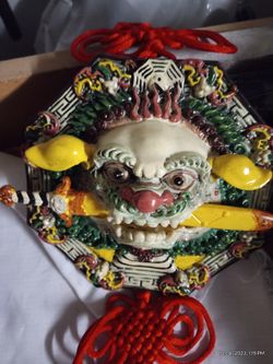 Porcelain Asian Spirit Masks #2 for $50