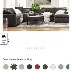 Very Large  Gray Sectional