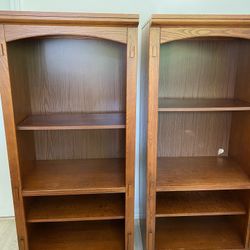Pair Of  Bassett Brand Deep Shelves 