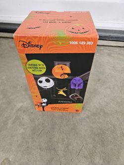 The Nightmare Before Christmas LED Whirl-A-Motion Projector box by Gemmy