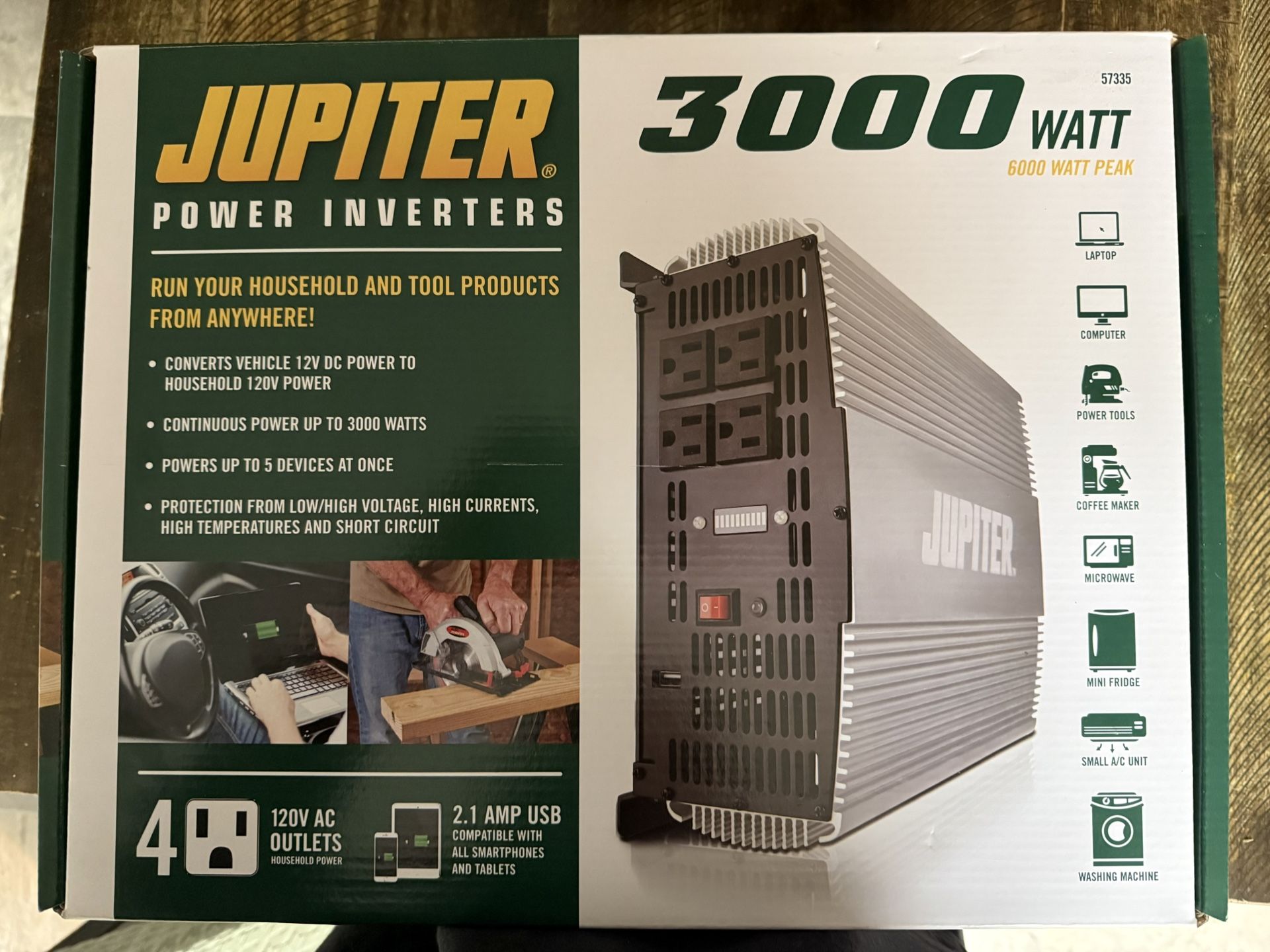 Jupiter Power Inverter 3000 Watt For Semi Truck( CDL)