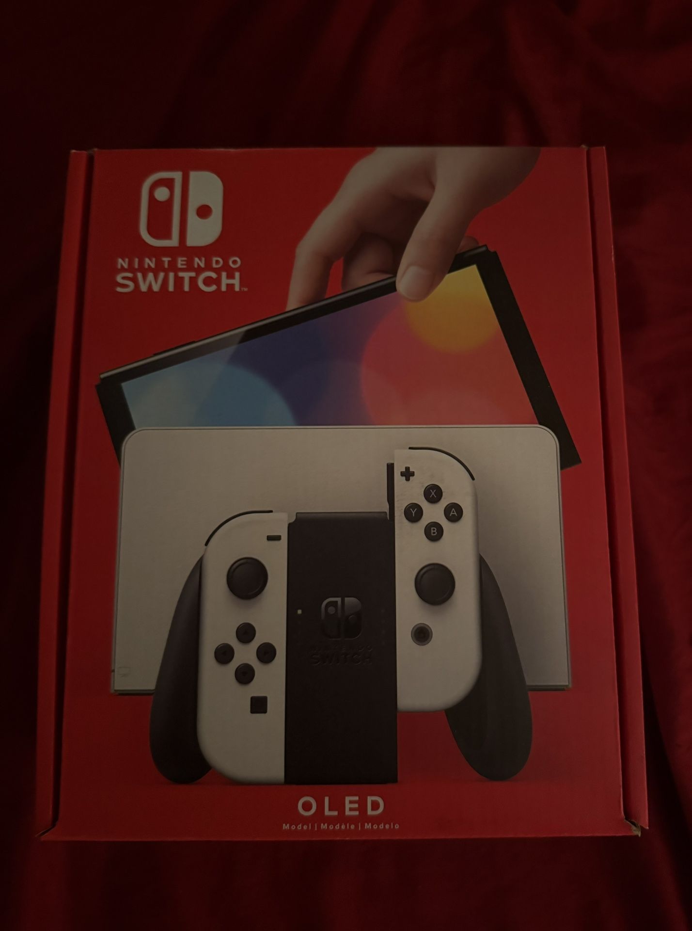 Nintendo Switch – OLED Model White With Case