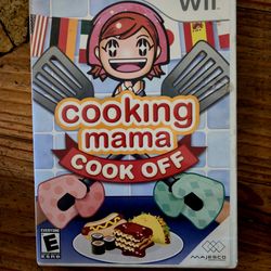 Wii Cooking Mama Cook Off game. Complete With Manual