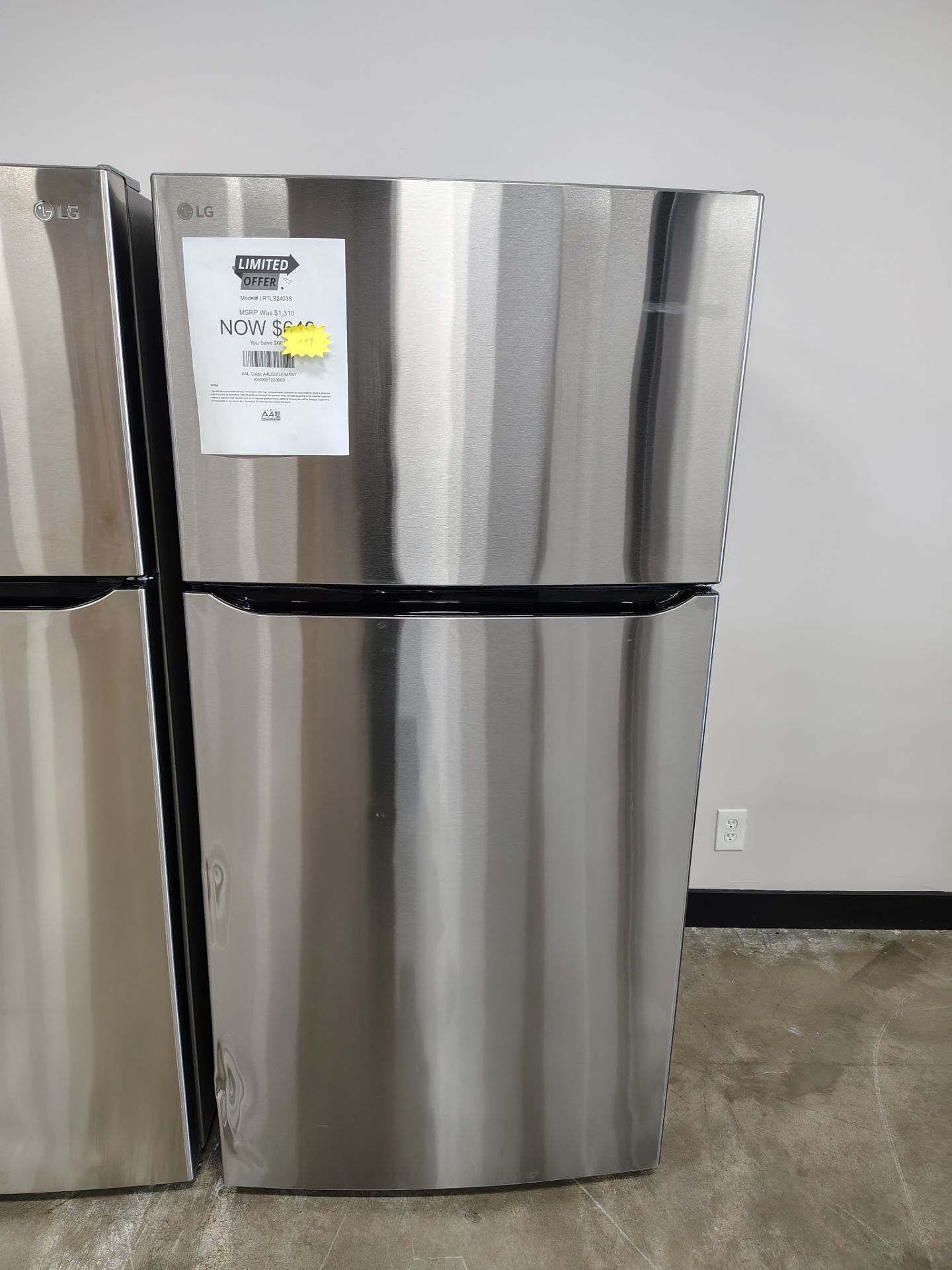 LG refrigerator LRTLS2403S