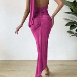 Hot Pink Dress 