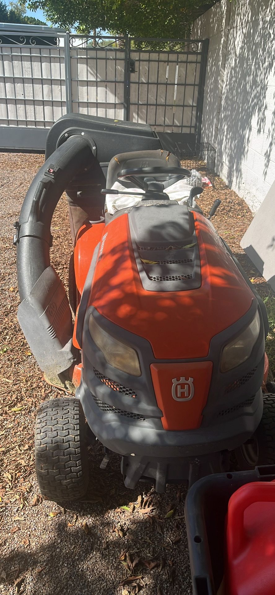 Husqvarna driving lawnmower