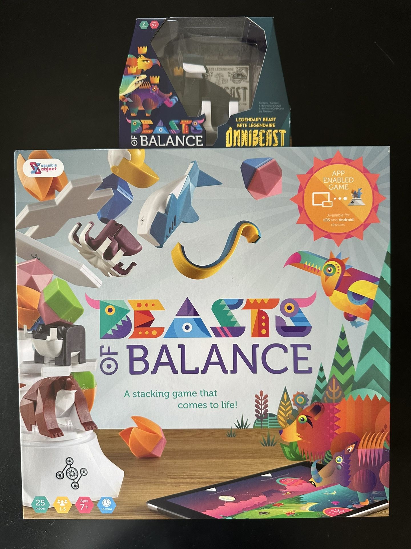 Brand New Beasts Of Balance Board Game With Omnibeast And Ghost Crab