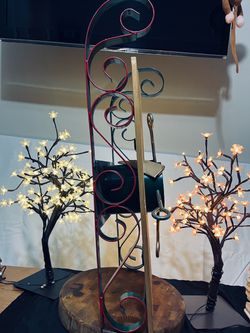 Vintage Wooden Christmas Tree Sled