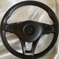Superior Mercedes Leather STEERING WHEEL MSL-V3 Sport With Paddle Shifters