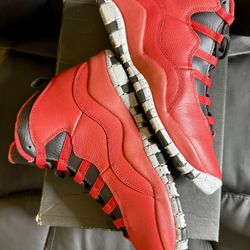 AIR JORDAN RETRO 10 RED, BLACK & GRAY