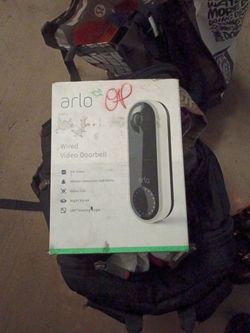Arlo Wired Video Doorbell- Brand New opened box