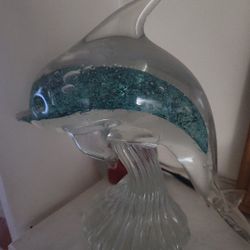 Dolphins - Glass, Brass, Murano