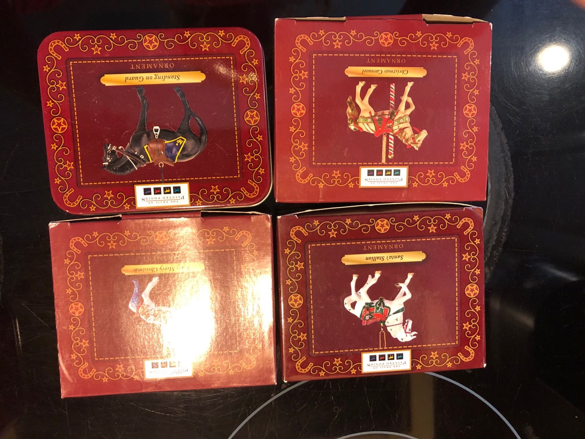 Trail of Painted Ponies Ornaments and 3 Horse of a Different Color Ornaments