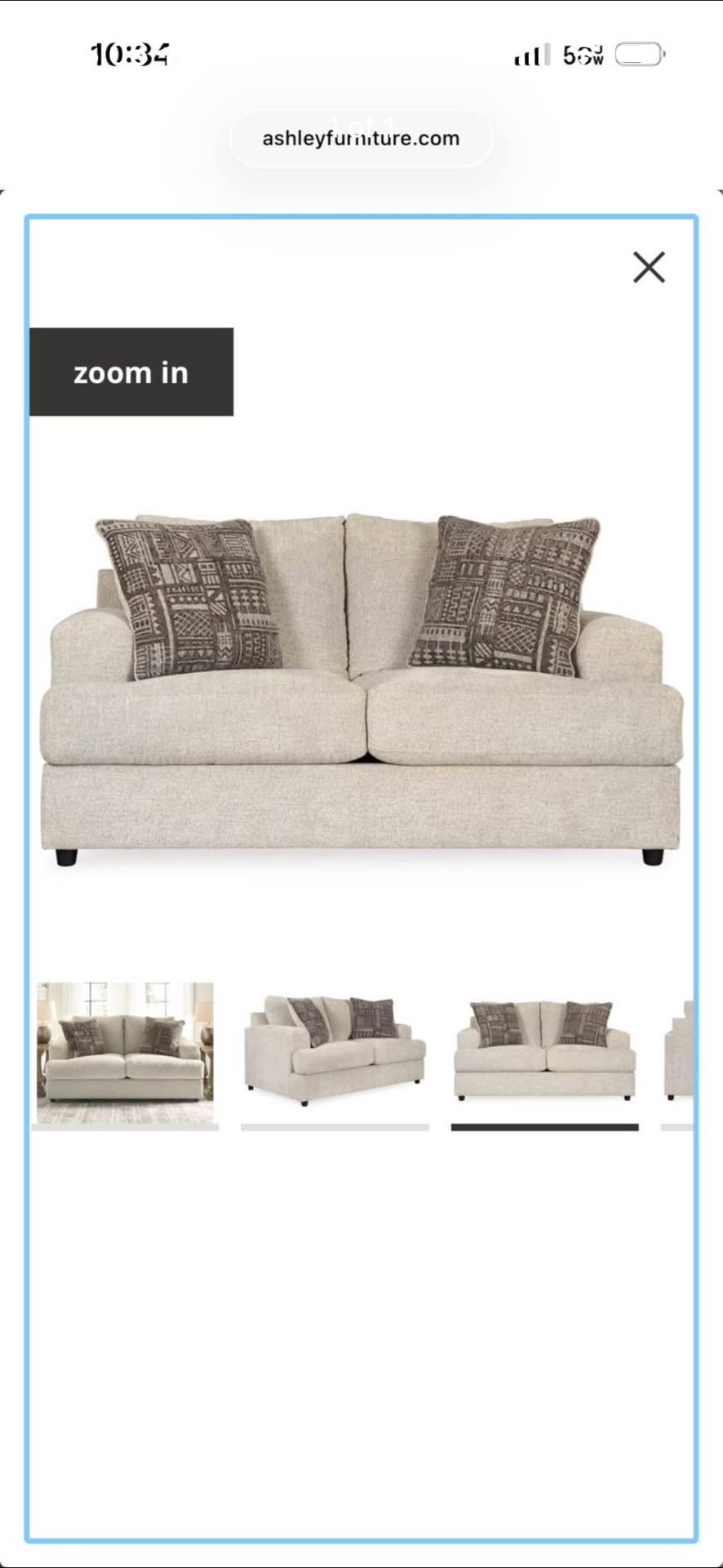 Brand New Soletren Loveseat (Ashley Furniture)