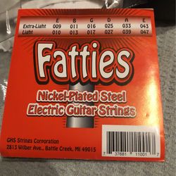 New - 6 Pack Assorted Electric Guitar Strings 
