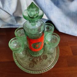 Vintage Fitzgerald Decanter Set