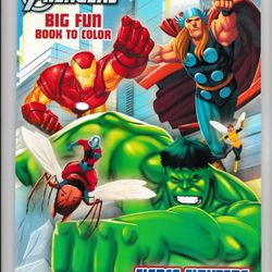 MARVEL AVENGERS COLORING BOOK (2020) FIERCE FIGHTERS | UNUSED