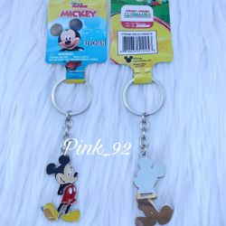 DISNEY ORIGINAL METAL MICKEY MOUSE KEYCHAIN
