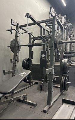 55% OFF SALE Smith Machine PACKAGE: SM-2001 & FID Bench! Foot Plate | 4 Plate Holders | Butterfly Arms | Upper & Lower Cables 🔥 Vesta Fitness