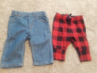 Girls pants 0-3 & 3-6months