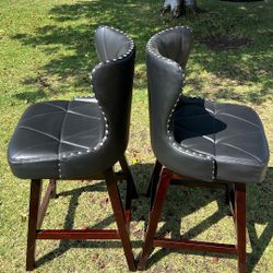 Black Swivel Bar Chairs