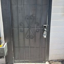 Security Door 36” Black Color