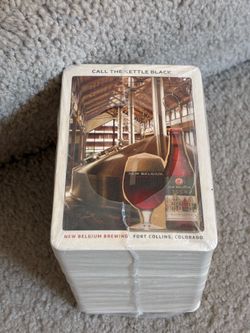 100 beer coasters New Belgium call the kettle black SEALED