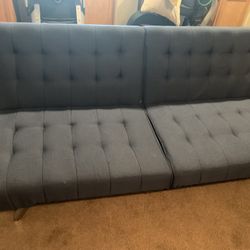 Blue Futon 