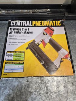 18 gauge 2 in 1 air nailer/stapler