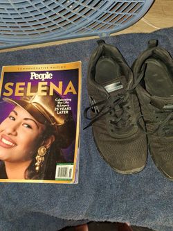Selena magazine and sketchers used shoes size 8 $10 both items