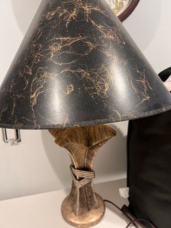 Decorative Table Lamp with Black Gold Shade