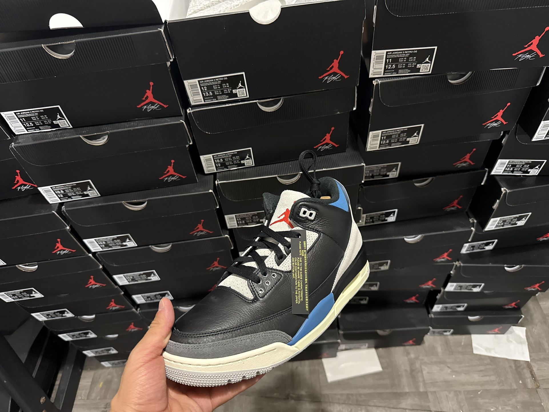 Jordan Retro 3 Rare Air 9.5+