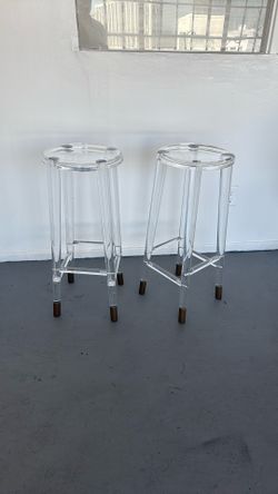 Acrylic Stools (2)