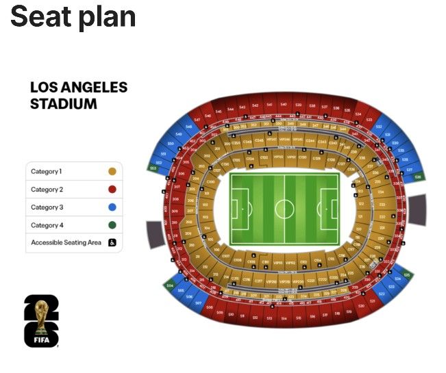 ⚽️ Epic 2 FIFA World Cup 2026 LA CAT 2 Tickets - June 21st! 🔥