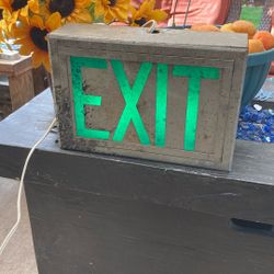 Old Exit Sign