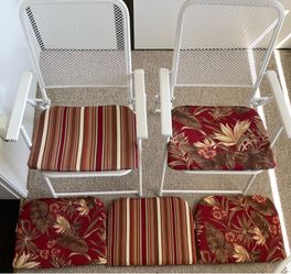 5 Reversible Seat Cushions