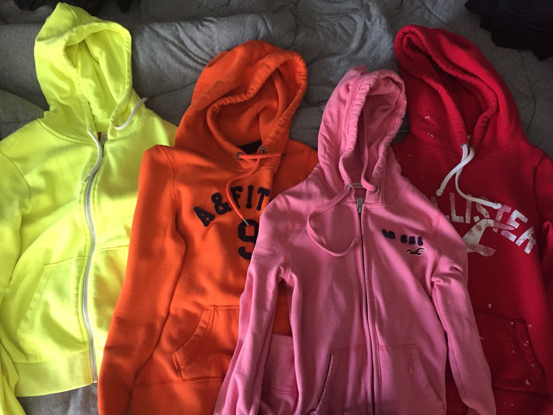 A&F, Hollister, & H&M Sweaters/ Zip Up Hoodies