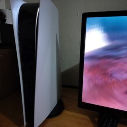 ps5 digital vizio tv 22 inc