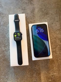 Apple iPhone 15 Pro Black 256gb + Watch Series 11 42mm