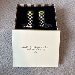 Mackenzie Childs Salt And Pepper Set