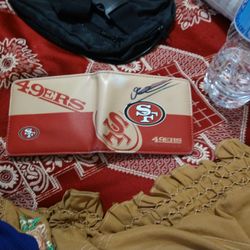 Signed 49ers Wallet